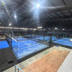 Terrain de paddle-tennis super panoramique APEX avec gazon importé de Taïwan sans coin pour l'installation de paddle-tennis disponible - Product Image 3