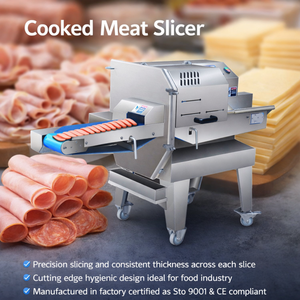 Trancheuse de viande précise pour viande précuite : poulet, saumon, filet de poisson, bœuf, bacon - Product Image 1