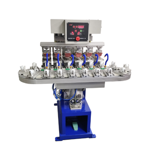 Tự Động 4-Màu <span class=keywords><strong>Ink</strong></span> Cup <span class=keywords><strong>Pad</strong></span> Máy In Golf Bóng Cup Bút <span class=keywords><strong>Pad</strong></span> Đồ Chơi Cho Chương trình Khuyến Mãi Mới Thực Hiện Trung Quốc Max Máy In Nhãn - Product Image 1