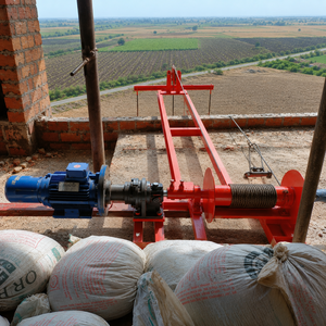 Elevador Eléctrico de Materiales de Construcción, Cabrestante con Motor de Engranajes, Sistema de Elevación de Cables de Alta Resistencia para Obras - Product Image 3