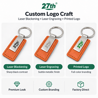 Individuelles Logo Ovaler PU-Leder Schlüsselanhänger Lasergravierter Blanko-Schlüsselring Werbegeschenk Großhandel Personalisiertes Souvenir