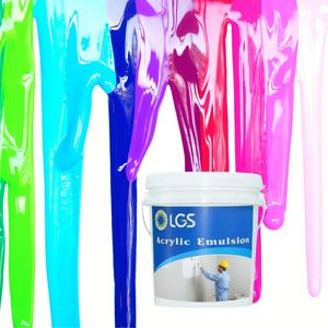 Peinture murale intérieure au latex, matière première émulsion styrène-acrylique, résistante aux alcalis et aux intempéries, lavable à l'eau - Product Image 1