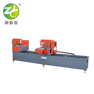 PVC & <span class=keywords><strong>uPVC</strong></span> cửa sổ hồ sơ <span class=keywords><strong>CNC</strong></span> đôi đầu miter thấy máy cho nhôm với lõi PLC thành phần - Product Image 1