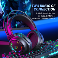 SOREX SH-01 Headset Gaming USB Berkabel dengan Suara Surround 7.1 dan Mikrofon untuk Komputer dan Laptop