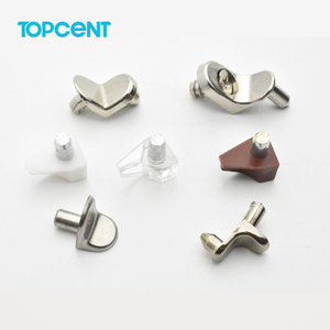 TOPCENT خزانة أثاث اكسسوارات المعادن الوتد البلاستيك دعم دبوس الرف دعم