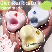 Jouet Squishy en Gros : Boule de Riz Mochi à Remontée Lente, Doux, Anti-Stress, Jouet Sensoriel Fidget pour Enfants, Idéal Cadeau