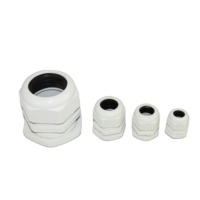 Presse-étoupe métrique en plastique Nylon IP68 tous types étanche M12 M16 M20 noir/blanc SH-BDM-28