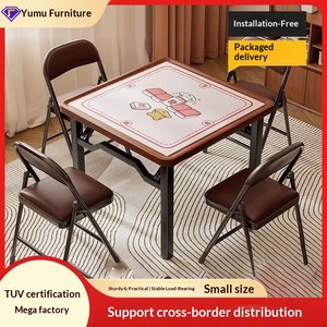 Mesa de Ajedrez y Mahjong Plegable de Doble Uso, Moderna y de Lujo, para Uso Doméstico - Product Image 5