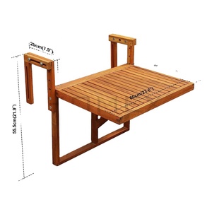 <span class=keywords><strong>Table</strong></span> <span class=keywords><strong>de</strong></span> balcon pliante <span class=keywords><strong>réglable</strong></span> <span class=keywords><strong>Table</strong></span> <span class=keywords><strong>de</strong></span> <span class=keywords><strong>bar</strong></span> en bois pour l'extérieur <span class=keywords><strong>Table</strong></span> <span class=keywords><strong>de</strong></span> pont suspendue - Product Image 1