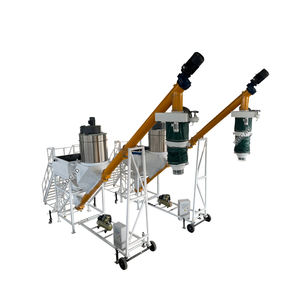 1m3-petite trémie portative de ciment de silo du ciment 3m3 avec le convoyeur de vis et le soufflet de chargement - Product Image 3