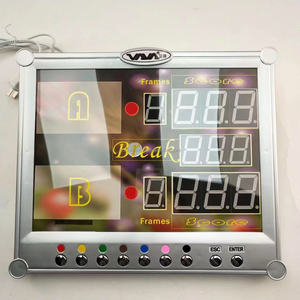 Tableau de score électronique de billard de qualité supérieure, LED haute luminosité, avec télécommande pour le <span class=keywords><strong>snooker</strong></span> et le billard - Product Image 2