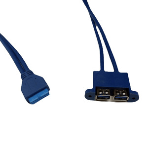 สายเคเบิลรวม Lung Kay IDC 20P เป็น USB 3.0 2Af พร้อมตัวล็อคสายเคเบิลข้อมูล - Product Image 5