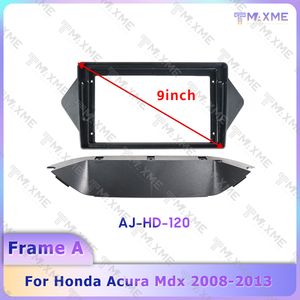 Nouvelle conception d'autoradio avec écran tactile de 9 pouces, lecteur vidéo stéréo pour voiture, cadre pour <span class=keywords><strong>Honda</strong></span> <span class=keywords><strong>Acura</strong></span> MDX 2008-2013 LHD RHD - Product Image 2
