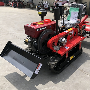 Cultivateur <span class=keywords><strong>sur</strong></span> chenilles diesel 80-100 CV : Mini-<span class=keywords><strong>tracteur</strong></span> agricole pour labour rotatif, creusement de sillons, désherbage et bulldozage - Product Image 6