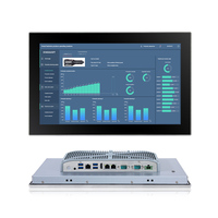 PC industriel professionnel 15,6 pouces, Intel N97 Alder Lake-N, sans ventilateur, FHD, écran tactile PCAP, IP66, ordinateur HMI avec DDR5