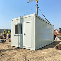 Installation rapide, emballage pour maison, conteneur mobile pliable de 20 pieds, bureau pliable, expédition économique, maisons conteneurs pliables