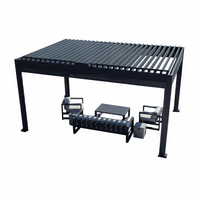 Pergola Bioclimatique Moderne en Aluminium à Lames Orientables et Gazebo de Jardin 2025 – Grande Vente, Tailles Personnalisables