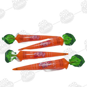 Venta caliente de verano Sabor naranja 3D Dibujos animados Forma de zanahoria Jelly Pudding Beber Confitería - Product Image 3