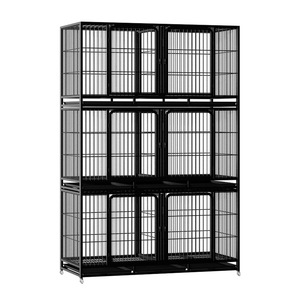 Casa para Mascotas Desmontable de Acero y Plástico Sólido, Combinación Libre, Plegable, Ecológica, para Animales Pequeños, con Cierre de Botón - Product Image 2
