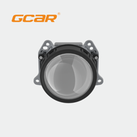 Faro Delantero con Lente de Proyector Bi-LED de 65W, Doble Reflector de Prisma TIR de 3 Pulgadas, GCAR 2026 Nuevo R6 MAX, Disponible para Todo Clima, para Automóvil