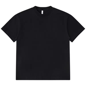 เสื้อยืดโอเวอร์ไซส์ผู้ชายเนื้อผ้านุ่ม 230GSM ผลิตจากผ้าฝ้าย 100% เสื้อยืดสตรีทแวร์ทรงหนา ผ้าเรียบ สำหรับผู้ชาย - Product Image 1