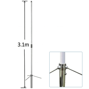 เสาอากาศสถานีฐานภายนอกอาคาร VHF/UHF แบบสองย่านความถี่ 144/430MHz เสาอากาศไฟเบอร์กลาสพร้อมขั้วต่อ SO239 - Product Image 2