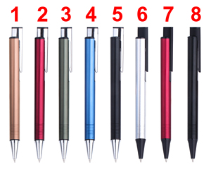 Customized Logo High Quality Luxury Press Metal Ballpoint Pen With Printed Advertising Writing 1.00 MM for Office <b>Stationery</b> - Product Image 6