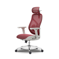 Chaise de bureau ergonomique moderne et réglable en maille avec repose-pieds pour la maison, le bureau, l'hôtel, la salle de jeux