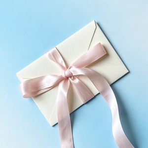 Enveloppe en papier avec ruban personnalisée avec logo, enveloppes en papier A4 A5 A6 blanches S M L - Product Image 2