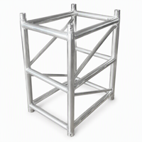 Système de treillis modulaire en alliage d'aluminium pour toit de festival musical, conception de scène de concert pour équipes de montage de studios de production télévisuelle