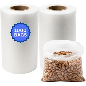 ถุงพลาสติก LDPE AssurePak ขนาด 8x15 นิ้ว หนา 1.0 มิล ใส เกรดสำหรับอาหาร ปิดผนึกสามด้าน สำหรับบรรจุผลไม้ ของชำ และอาหารปรุงสุก - Product Image 2