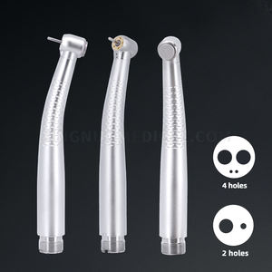Hoge Snelheid Tandheelkundig Handstuk Met 2/4 Gaten Drukknop Luchtturbine 5 Led Geïmporteerde Keramische Lagers - Product Image 5