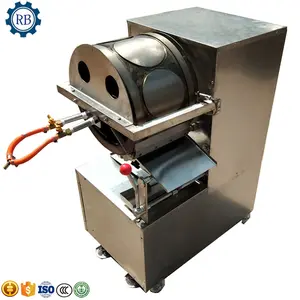 Healthy Food Chapati Machine Cutter / Round Dough Sheet Making Machine Roll Maker Gas Heating / Tortilla Roti Pie Crust Spring