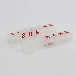 Pastillero Semanal de Plástico Portátil con Logotipo Personalizado, Organizador de Medicamentos Diario para Viajes, Estuche para Pastillas de 7 Días - Product Image 2