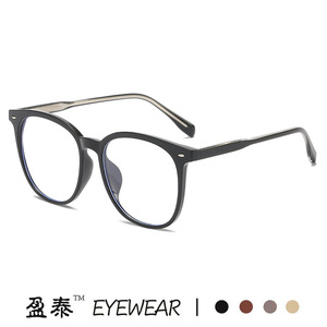 กรอบแว่นทรงรี ป้องกันแสงสีฟ้า เลนส์ใส แว่นตา unisex กรอบเต็มทรงสี่เหลี่ยม เลนส์เรซิ่น - Product Image 2