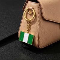 Afrika Jamaika Algerien Berber Marokko Nigeria Ägypten Tunesien Südafrika Anhänger Schlüsselanhänger Edelstahl Souvenir Geschenk Schlüsselring