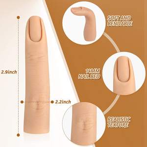 Outil professionnel de formation des ongles en <span class=keywords><strong>Silicone</strong></span> Flexible, manucure des doigts pliable, <span class=keywords><strong>faux</strong></span> <span class=keywords><strong>doigt</strong></span> de pratique - Product Image 5
