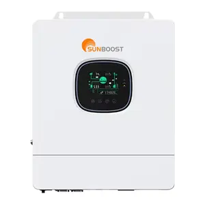 SUNBOOST 5KW 10KW Soporte Paralelo Híbrido On Off Grid 120V Salida Fase dividida 48V AC MPPT Cadena Inversores solares Certificado UL