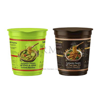 Instant Noodle Cup Plastic Food Cup Disposable Soup Cup Packaging for Ready to Eat Meals