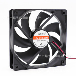 พัดลมระบายความร้อน Sqgiun 120x120x25 มม. DC 12V แบบลูกปืนคู่ สำหรับเคสคอมพิวเตอร์และเซิร์ฟเวอร์ - Product Image 5