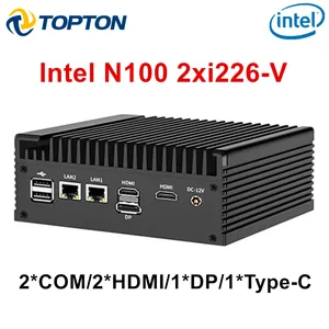 Mini Fanless Gaming PC 12ª Geração N100 Max 32GB <span class=keywords><strong>RAM</strong></span> 1TB ROM Window 11 Pro 4K Triple Display PC <span class=keywords><strong>Desktop</strong></span> no Home Office Educação - Product Image 2