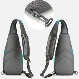 Sac de poitrine multi-poches avec logo personnalisé, sac bandoulière antivol, sac bandoulière imperméable pour hommes et femmes - Product Image 4