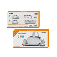 Station de charge DOBE VR pour casque et manettes, chargeur rapide avec lumière RVB, accessoires VR pour Meta Quest 3/3S