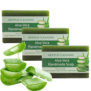Jabón Artesanal de Marca Privada, Blanqueador, Sólido, a Base de Hierbas y Aloe Vera, <span class=keywords><strong>Gel</strong></span> de Ducha Antiacné, Limpiador <span class=keywords><strong>Facial</strong></span> Blanqueador - Product Image 1