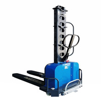 Haute qualité 500kg 700kg 1000kg capacité d'empileur à charge automatique 1800mm hauteur fourgonnettes semi-électriques camions déchargement bonne aide