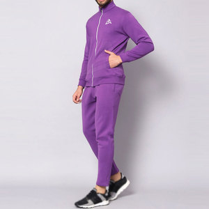 Customized Logo <b>Men</b> Tracksuits Latest Design Cotton Polyester Windproof and Breathable for Winter Sports - Product Image 2