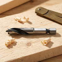 Accessoires pour outils électriques, forets à pointe conique HSS entièrement affûtés à tige hexagonale pour le perçage de circuits imprimés