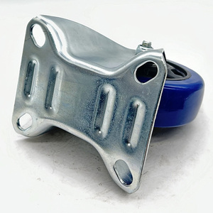 VIMA Großhandels preis 4 Zoll Nachlauf rad Feste Rolle <span class=keywords><strong>PVC</strong></span> und PP Hoch leistungs last kapazität 100kg Industrie rolle für Wagen - Product Image 4