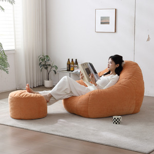 <span class=keywords><strong>Canapé</strong></span> simple 2-en-1 minimaliste en tissu, fauteuil compressé doux avec ottoman, <span class=keywords><strong>canapé</strong></span>-lit en <span class=keywords><strong>mousse</strong></span> compressée en boîte – Vente en gros à prix abordable - Product Image 1