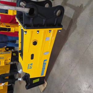 Martillo hidráulico SB 81A tipo caja con engrasador automático adecuado para excavadoras con 18-26 toneladas con acumulador para perforación - Product Image 1